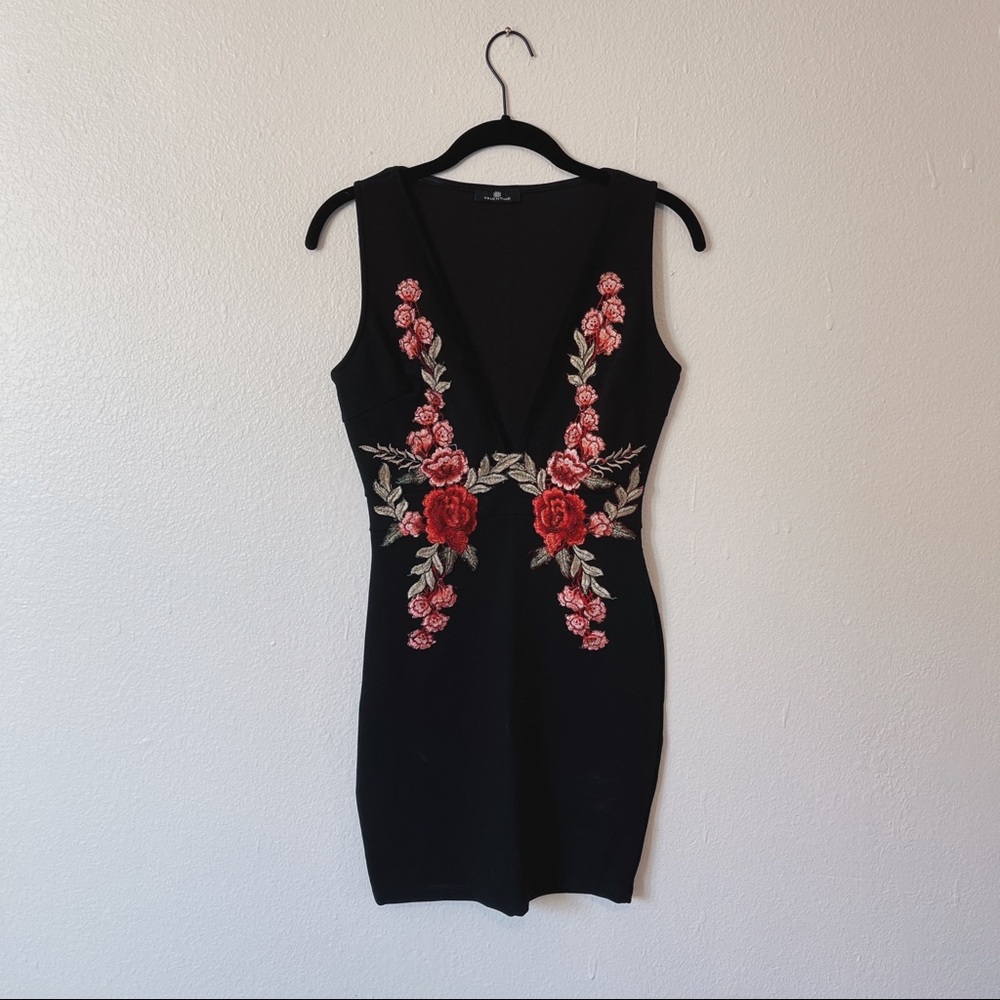 Valentine Floral Bandage Dress